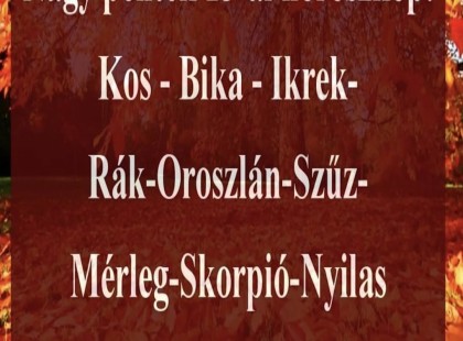 Nagy péntek 13-ai horoszkóp: Kos - Bika - Ikrek - Rák - Oroszlán - Szűz - Mérleg - Skorpió - Nyilas - Bak - Vízöntő - Halak figyelem!