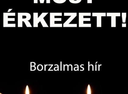1 perce érkezett! Gyászba borult az ország – Szörnyű hírt kaptunk ma reggelre – nagy név távozott közülünk! ????? ? ?????́???́??́?????́?!