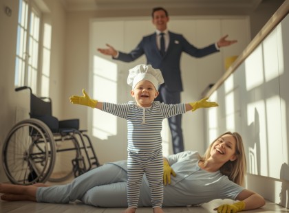 A kisfiú, akiről lemondtak: így kezdte el az első lépéseit egy konyhapadlón!