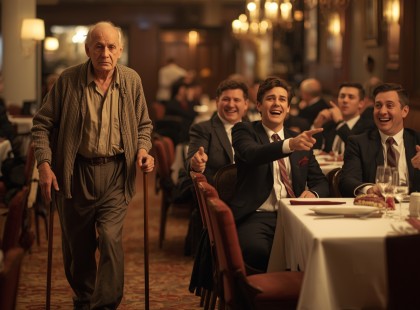 Képtelen volt felismerni apját a szegény öregben – de az öreg bosszúja igazságosabb lett, mint bárki hitte.