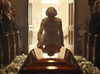 Az apám temetésén felbukkant egy nő esküvői ruhában – amit elmondott, darabokra szedte a családunkat!