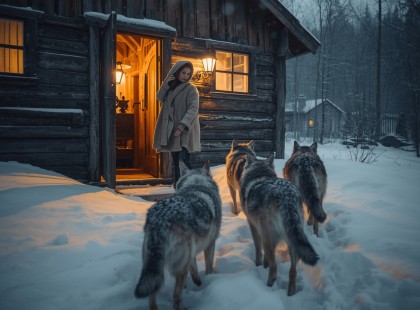 A nő beengedte a fagyoskodó farkasokat… de a padló alatt olyan titkot ástak ki, amit 80 éve keresnek!