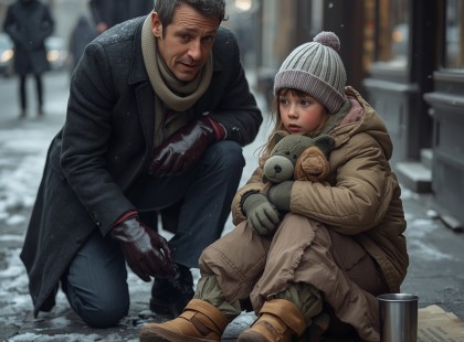 A kislány suttogta: ‘Visszaadom, amikor nagy leszek’ – a férfi sírva rogyott le