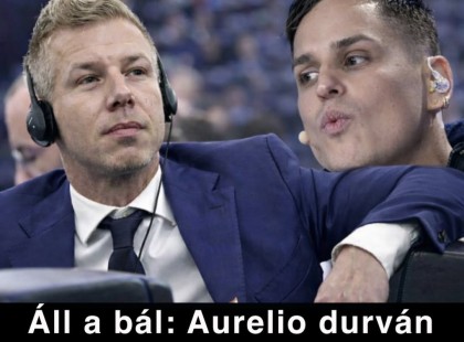 Áll a bál: Aurelio durván kiosztotta Magyar Pétert!Aurelio olyan sallert vert le Magyar Péternek, hogy még a haja is összeborzolódott. ? A cikk a hozzászólásoknál olvasható!