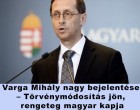 Varga Mihály nagy bejelentése – Törvénymódosítás jön, rengeteg magyar kapja vissza a pénzét!