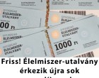 Friss! Élelmiszer-utalvány érkezik újra sok nyugdíjasnak