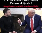 Trump élesen nekiment Zelenszkijnek