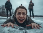 Sikítva könyörgött segítségért a jeges vízben – a férje és családja csak nevetett rajta