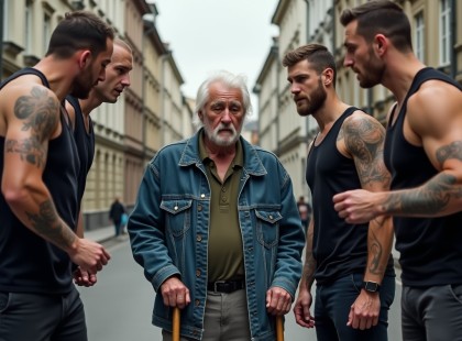 A mankós öreget kirabolták volna – de egy váratlan találkozás mindent felforgatott