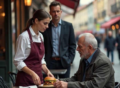 Kirúgással fenyegette a pincérnőt… mert adott egy hamburgert – aztán jött a sokkoló fordulat!