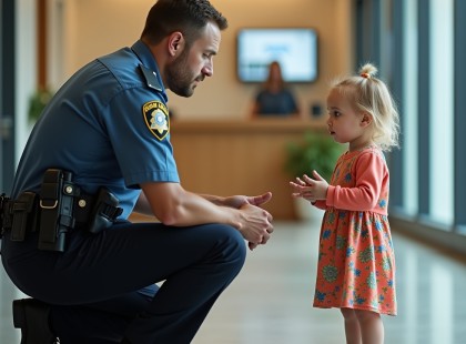 Egy kétéves kislány besétált a rendőrségre, hogy feladja magát – amit mondott, mindenkit megrázott