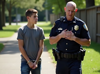 Egy rendőr összeesett a parkban, a fogoly pedig szabad lett… ami ezután történt, bejárta a várost