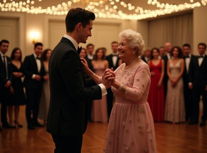 Fiú a nagymamáját kérte fel első táncra – osztálytársai kinevették, de a történet váratlan fordulatot vett