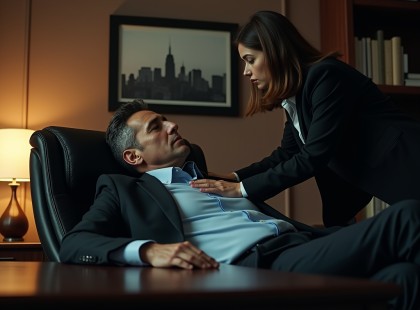 A főnök eljátszotta, hogy rosszul lett – a titkárnő reakciója örökre megváltoztatta őt