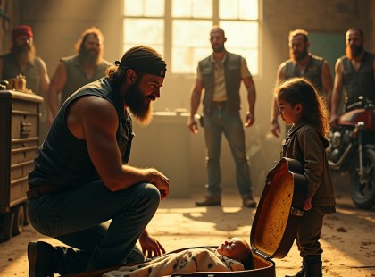 A 6 éves lány berontott a motorosműhelybe – amit a tokban hozott, attól megállt az ország szíve