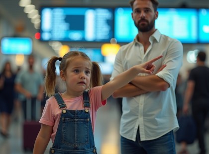 Már a beszállókapunál állt – egy kislány szavai miatt mindent kockára tett