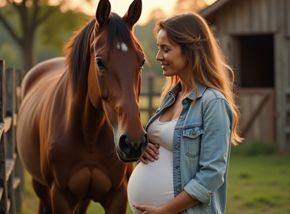 A ló hamarabb tudta, hogy baj van – így mentette meg a születendő baba életét