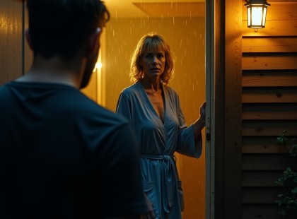 A szomszédnőm éjfélkor kopogott… amikor kinyitottam az ajtót, minden megváltozott