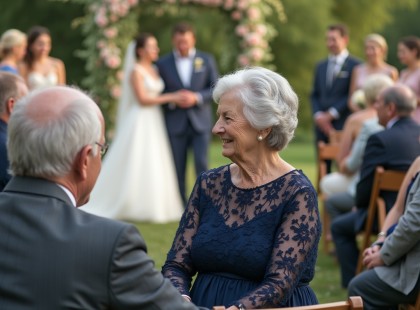 Amikor az anya mellé leült egy férfi… perceken belül vége lett az esküvőnek