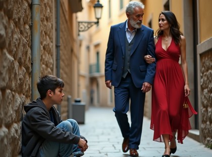 Egy utcagyerek visszaadta a pénztárcáját… de a benne talált fénykép mindent megváltoztatott