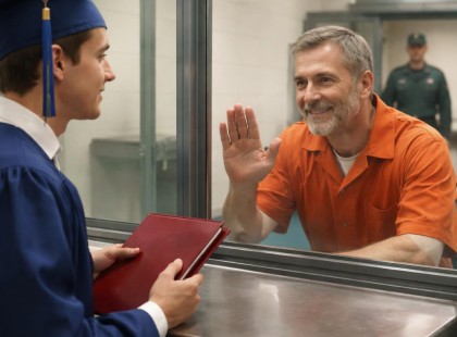 Egy apa a rácsok mögött, egy fiú talárban – és ott történt a csoda