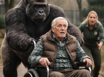 Egyetlen mozdulat, és vége lehetett volna – de a gorilla olyat tett, amire senki sem számított