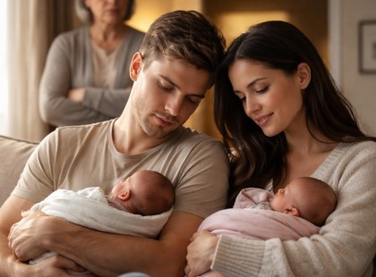 „Ezek nem lehetnek a fiam gyerekei” – az anyós kitört, de a férj döntése mindent felülírt