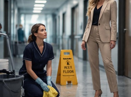 Megalázta a takarítónőt egy állásinterjú előtt – amit ezután megtudott, arra senki sem számított