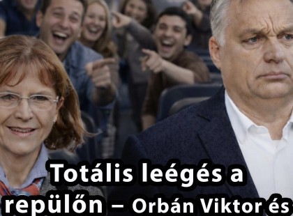 Totális leégés a repülőn – Orbán Viktor és Lévai Anikó olyat tettek, amit még évekig emlegetni fognak