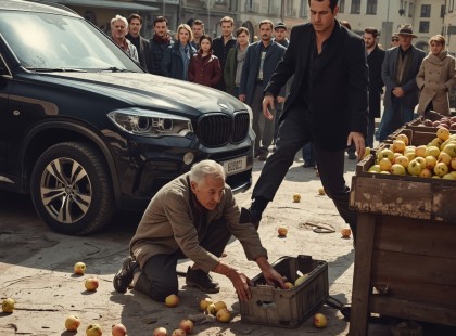 A férfi belerúgott az idős árus portékájába… amit ezután hallott, attól lefagyott