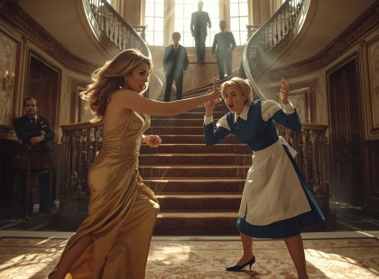 Felpofozta a szobalányt a milliárdos felesége — így fordult meg a hatalmi játszma!