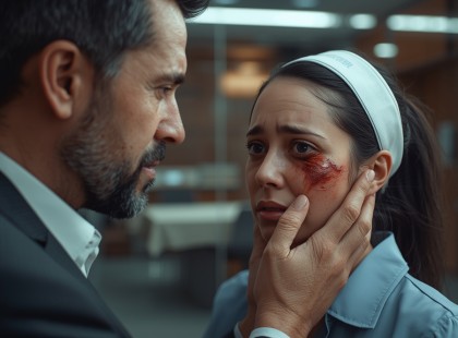 A vezérigazgató észrevette a takarítónő lila szemét – amit ezután tett, mindenkit megdöbbentett