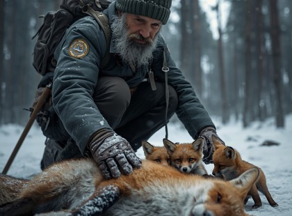 Megmentette az árván maradt rókakölyköket – másnap három férfi állt az ajtaja előtt