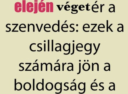 ⚡ Április elején véget ér a szenvedés: 4 csillagjegy számára jön a boldogság és a siker! ♋♈?