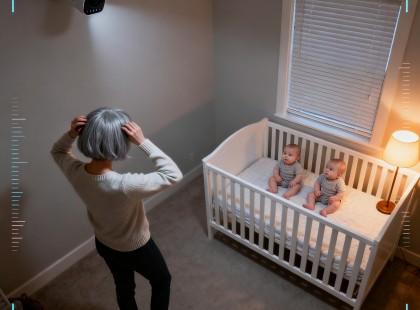 A bébiszitter levette a parókáját… és a szülők rájöttek, hogy valami nagyon nincs rendben