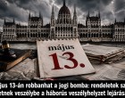 Május 13-a után jogi bizonytalanság jöhet, ha nem rendezik időben a veszélyhelyzeti rendeletek sorsát
