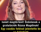 Ismét megtörtént! Özönlenek a gratulációk Rúzsa Magdinak! Egy csodás fotóval jelentette be az örömhírt!