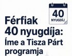 Férfiak 40 nyugdíja: Íme a Tisza Párt lehetséges programja