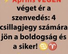 💫 *Sorsfordító napok jönnek!⚡ Április végén véget ér a szenvedés