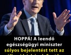 A leendő egészségügyi miniszter súlyos bejelentést tett az állami kórházak fizetős részlegeiről