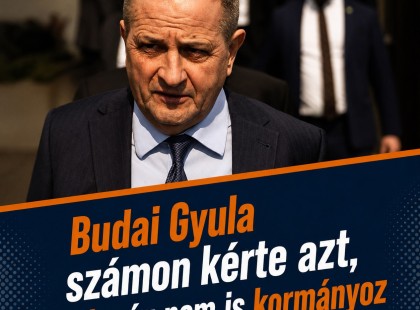 Budai Gyula rossz ajtón kopogtat: még a Fidesz van kormányon, nem Magyar Péter