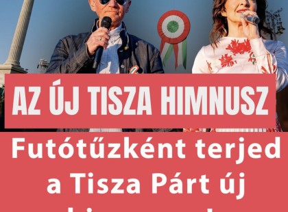 Megszületett Tisza Párt új himnusza!Néhány nap alatt csaknem 1 millió megtekintést ért el! A felvételt a hozzászólásoknál láthatod.