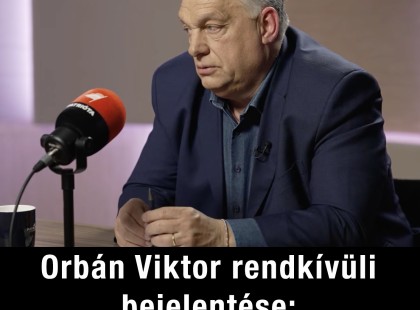 Orbán Viktor rendkívüli bejelentése: Megszólalt a lemondásról.