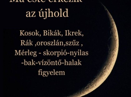 ?2026 ÁPRILIS 17 Újhold – A megtisztulás és az újrakezdés ideje érkezett!