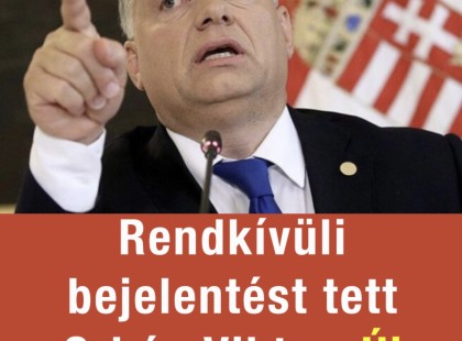 ? FRISS! 1 Perce érkezett ! Orbán Viktor ma reggel rendkívüli bejelentést tett! Ez lesz, ha tetszik ,ha nem!! ? Cikk a hozzászólásoknál >>>