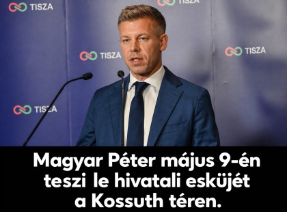 Kiderült a dátum: ekkor teheti le hivatali esküjét Magyar Péter