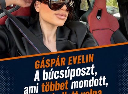 Gáspár Evelin búcsúja nemcsak egy állás végéről szólt, hanem egy korszak kommunikációjáról is