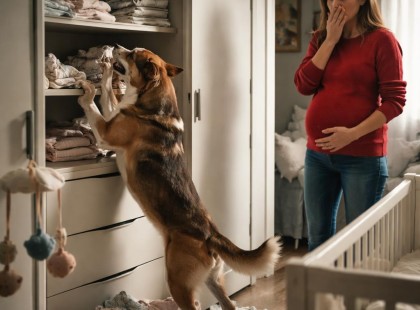 Napokig nem értették a kutya viselkedését… aztán felfedeztek valamit a szekrény mögött