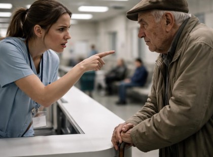 A nővér undorodva elküldte az idős férfit… majd megjelent a főorvos, és minden megváltozott