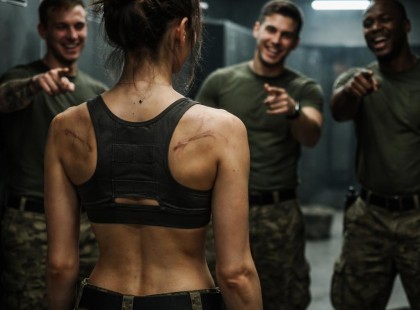 Amit a lány hátán láttak, azon nevettek… aztán jött a tábornok és minden megváltozott